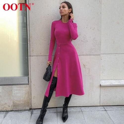 Модные трикотажные платья OOTN China At AliExpress