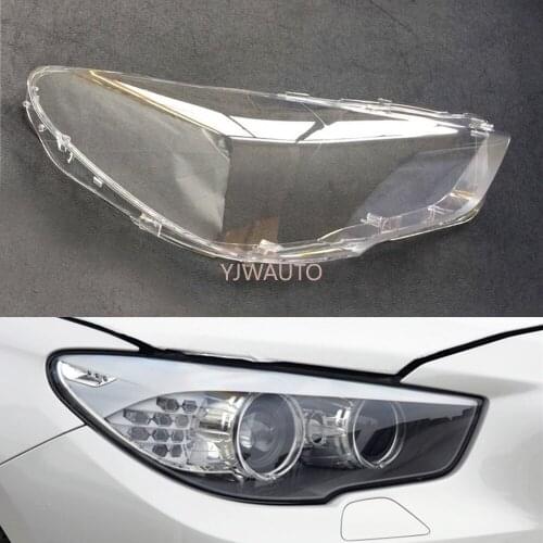Car Headlamp Lens For BMW 5 Series GT 2010 2011 2012 2013 2014 2015 2016 2017 Car Headlight Headlamp Lens Auto Shell Cover