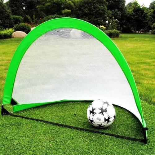 4color Goal Outdoor Game Portable Soccer Ball Net Goalkeeper Cloth Durable Football Gate Football Net Practical