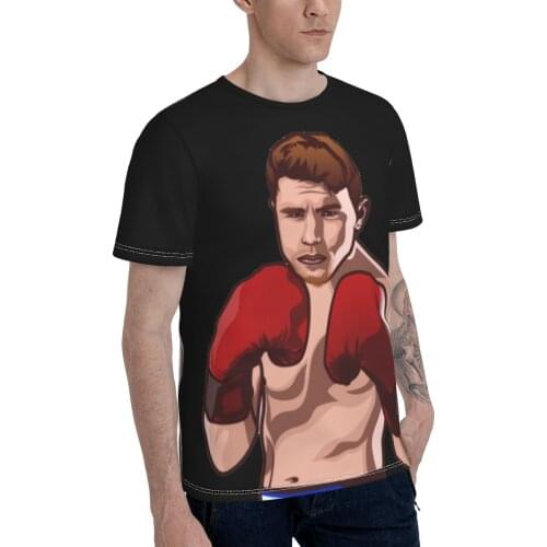 Promo Baseball Saul Canelos Alvarez T-shirt Graphic Vintage Mens T Shirt Print Funny Novelty R257 Tees Tops European Size
