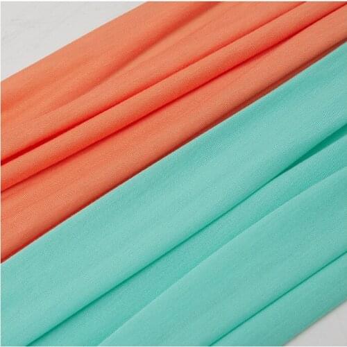 Width 74" Transparent Soft Comfortable Tencel Knitted Fabric By The Yard For T-shirt Casual Wear Sunscreen Clothing Material