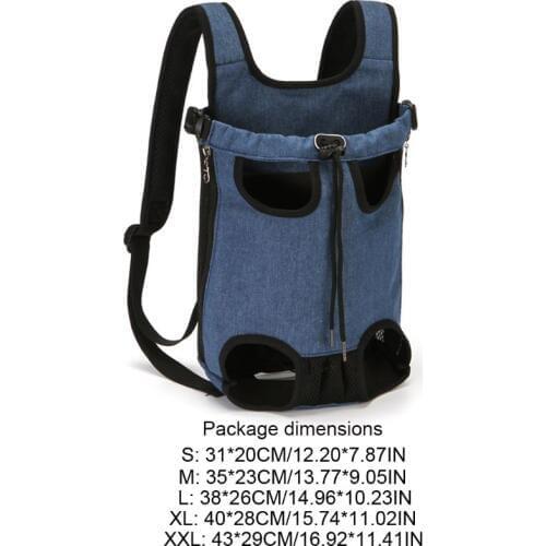 Dog Carrier Backpack Legs Out Portable Hands-Free Pet Cat Puppy Travel Bag 63HC
