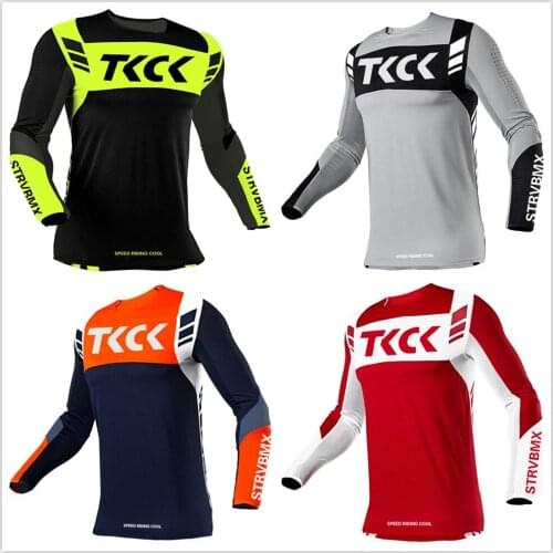 TKCK Pro sports team mountain bike jersey mountain sweatshirt troy lee designs jersey cycling fox mtb BMX men shirt long sleeve
