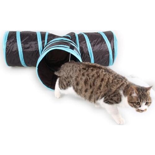 3Holes Pet Cat Tunnel Funny Toys for cats Foldable Cat Toys Interactive Cat Rabbit Animal Play Games Tunnel Chat Pet Product