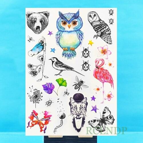 Waterproof Temporary Tattoo Sticker on body tatto stickers flash tatoo fake tattoos for women girl