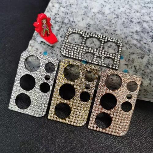 3D Glitter Rhinestone Camera Lens Protector For Samsung Galaxy S21 S21 ultra Full Cover Diamond Camera