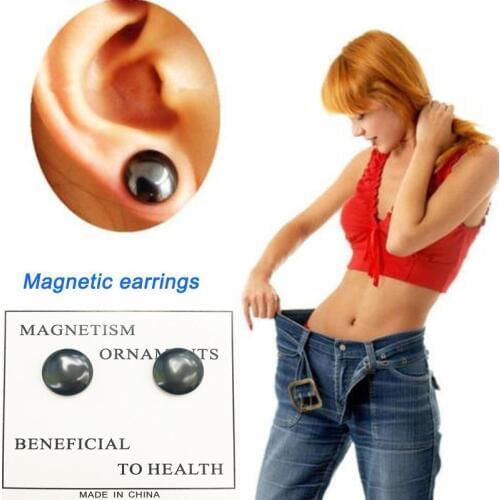 1/4/6/10Pairs Weight Loss Earring Bio Magnetic Slimming Stimulating Acupoints Health Acupressure SDFA88