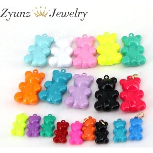 10PCS, Enamel Cute Animal Charm Pendant Neon Orange Purple Green Pink, Jewelry Necklace Bracelet Making Wholesale Supplies