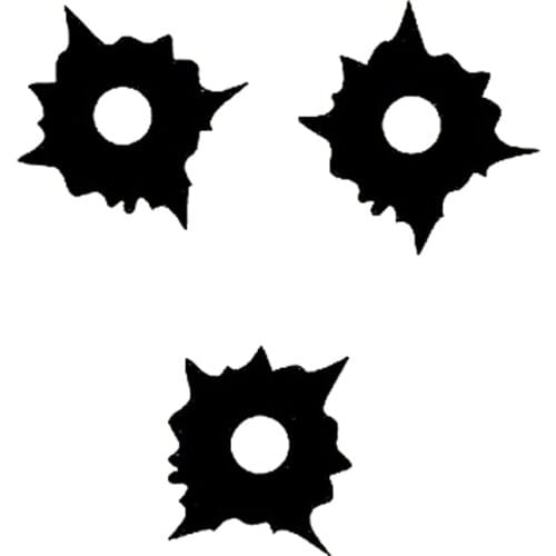 15*14.6cm Personality Creativity Bullet Car stickers Handsome And Cool Motorcycle SUVs Bumper Laptop Car Styling