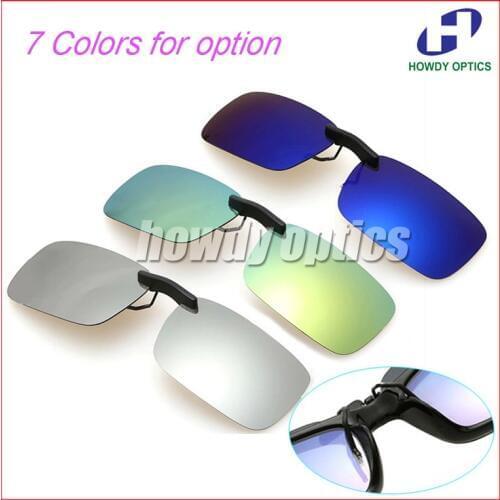 20pcs Free Shipping Wholesale Driving Glasses Eyeglasses Sunglasses Polarized Clip On With Long Clip