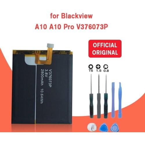 2800mAh Blackview A10Pro Replacement Li-po Battery Rechargeable Mobile Phone Batteries for Blackview A10+Tracking + Tools