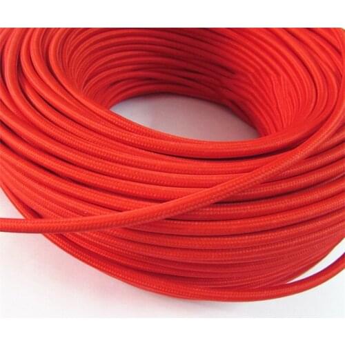 5 Meters 3*0.75mm Electrical Wires DIY Lighting Fixtures Led Lamp Chandelier Power Cord Vintage Braided Copper Wire