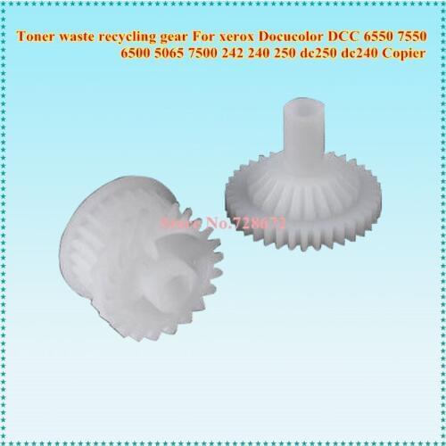 6Sets Toner waste recycling gear For xerox Docucolor DCC 6550 7550 6500 5065 7500 242 240 250 dc250 dc240