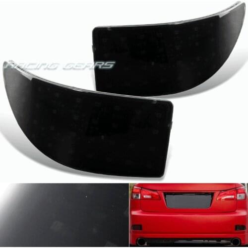For Lexus IS250 IS350 2006-2013 2007 2008 2009 2010 2011 2012 Smoke LensLED Rear Bumper Reflector Light Brake Lamp