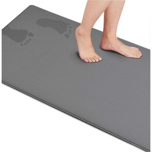 Bubble Kiss PVC Long Carpet For Home Thicken Soft Gray Black Modern Kitchen Oil-Proof Floor Rugs Water-Proof Bedroom Entry Mats