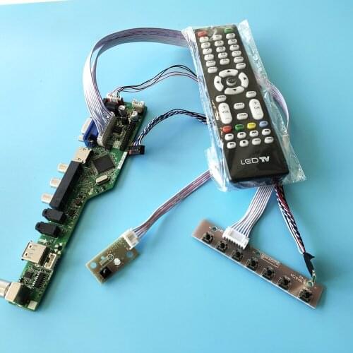 Kit for LP173WD1(TL)(G2) VGA remote TV AV 1600X900 40pin LVDS Controller driver board LCD LED USB HDMI-compatible Panel 17.3"