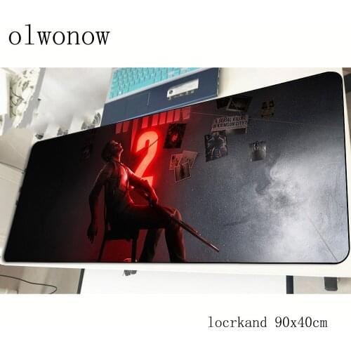 The evil within mousepad 90x40cm cute gaming mouse pad gamer mat Mass pattern game computer desk padmouse keyboard play mats