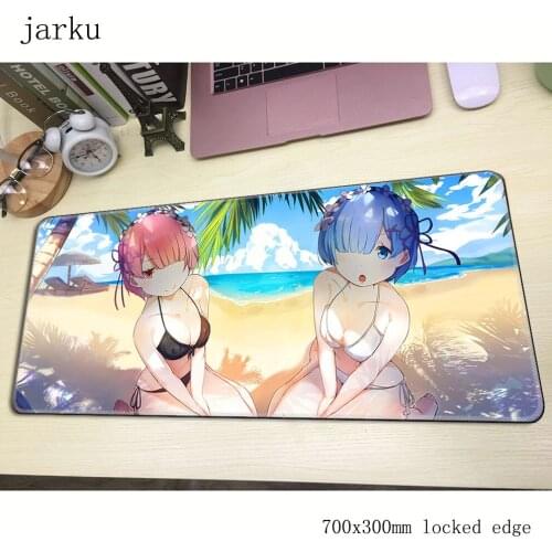 Re zero mouse pad gamer 700x300mm notbook mouse mat large gaming mousepad large best pad mouse PC desk padmouse