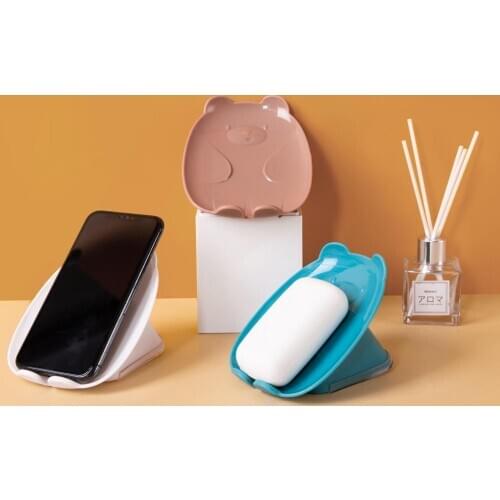 Creative Soap Draining Rack Bathroom Soap Holder Box Bathroom Supplies