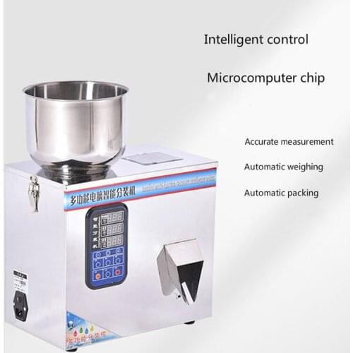 Vibration Counting Granule Filling Machine Quantitative Powder Dispensing Machine For Granulated Tea Powder