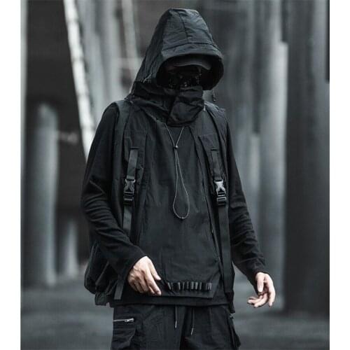 Mens Back Jacket 2020 Fashion Hip Hop Aviator Bomber Jacket Outwear Streetwear Cargo Coat Male Spring Auntum Outwear Cool Trendy