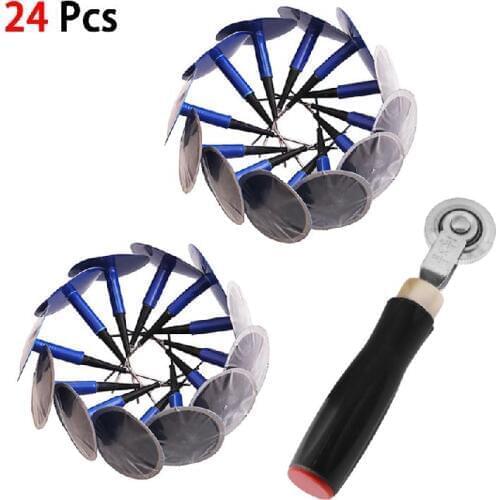 6MM Tyre Repair Plug Patch and Tire Repair Stitcher Tire Repair Tool Kits for Auto Car Motorcycle Bike Bicycle Scooter