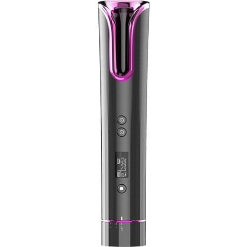 New Trend product portable automatic curling iron multifunctional usb charging travel smart wireless LCD automatic curling iron