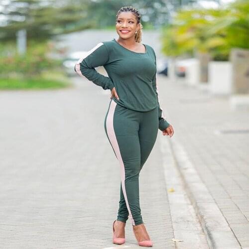 Lounge Wear Set for Women Tracksuit Plus Size Tops and Pants Sets Casual Stretch Sweatsuit Jogging Suits Wholesale Dropshipping