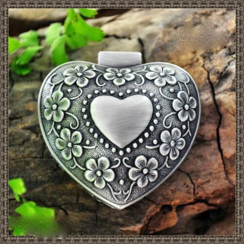 Silicone Mold Soap Molds Princess Jewelry Box Heart-shaped Handmade Soaps Mould Aroma Stone Retro European-style Korean PRZY 001