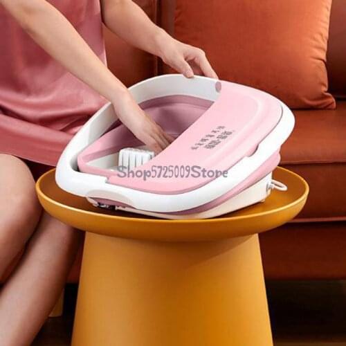 Foldable Foot Soaking Bucket Portable Massage Foot Bath Basin Automatic Heating Constant Temperature Foot Washing Basin Machine