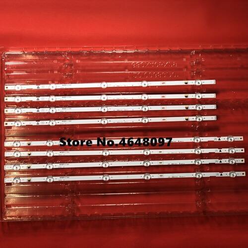 New 8 PCS LED backlight strip for 55PFL5601 55W5S1P 55W6S1P VDULEDLXT006 VDULEDLXT005 UDULEDOGS059 UDULEDOGS060 LB55084 V1_01