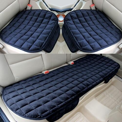 Warm Car Seat Cover Cushion Winter Universal Front Velvet Comfortable Chair Pad Car Seat Cushion Pad Cover
