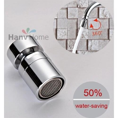 Bathroom 360-Degree Swivel Brass Water Saving Tap Faucet Aerator Sprayer Sink AeratorTap Nozzle Home Hardware Daily Tools
