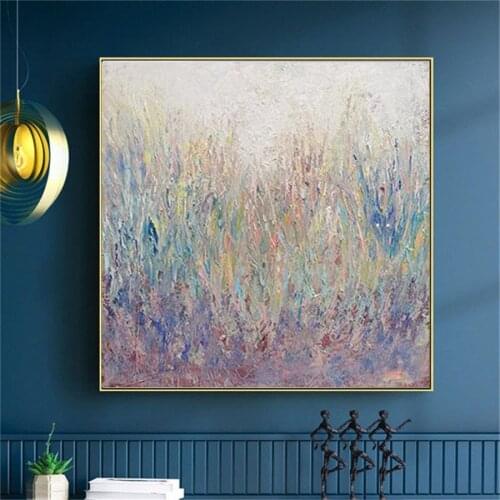 100% modern abstract oil painting high quality handmade canvas painter canvas painting holiday gift decoration painting Pink art