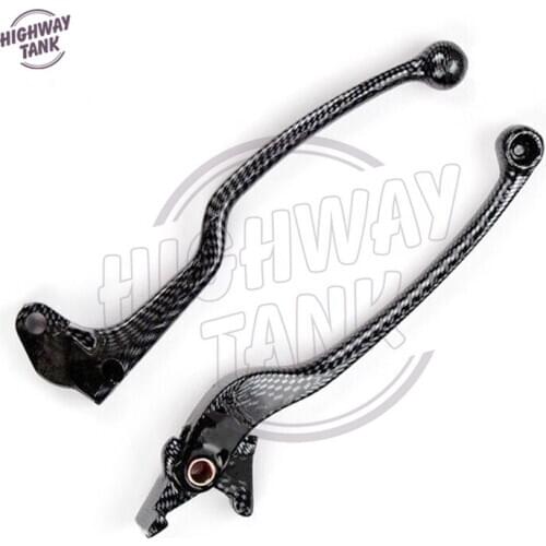2 Pcs CNC Carbon Aluminum Motorcycles Brake Clutch Levers Sets Case for Suzuki GSXR600 GSXR750 GSXR1000 TLR1000S