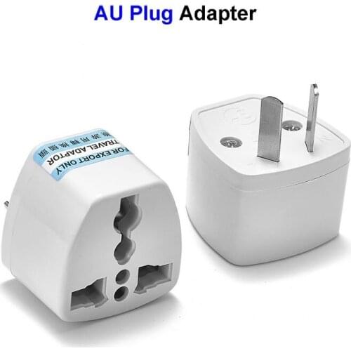 20pcs 2pin/3pin AU Plug Adapter Converter European Amrican To Australia New Zealand Travel Plug Changer Socket Outlet