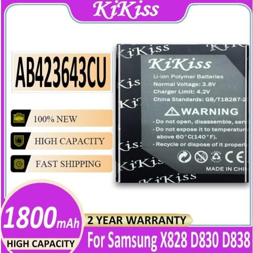 1800mAh battery AB423643CU (AB423643CC AB423643CE) for samsung X828 D830 D838 E840 F589 F639 U100 U308 U600 X820+Tracking Number