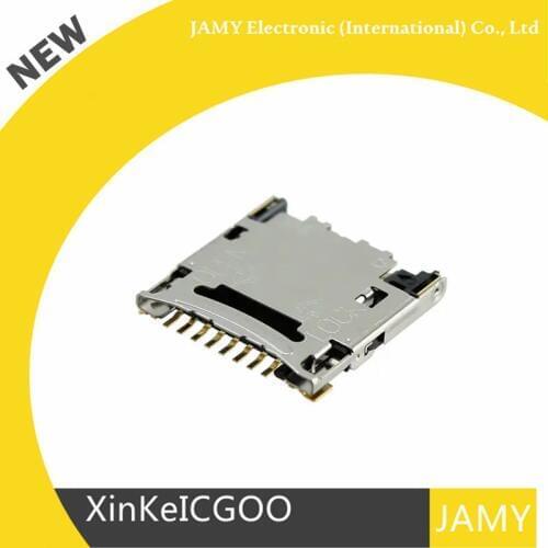 Free shipping DM3CS-SF Memory card holder 8 positions 1.1mm spacing 1.83mm height 13.8mm