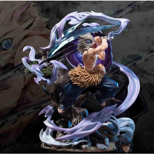 Presale Demon Blade A Flat-Mouthed Pig Ichinosuke GK Limited Statue Hand-Made Model Size:37cm