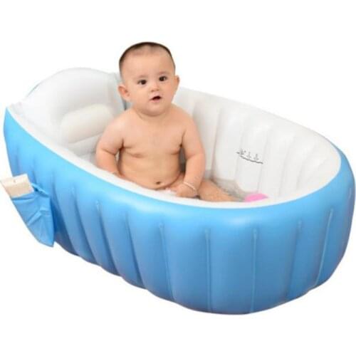 Infant Childrens Inflatable Bathtub Bathtub Thicken Large Backrest Baby Shower Bathtub Bathtub Childrens Products