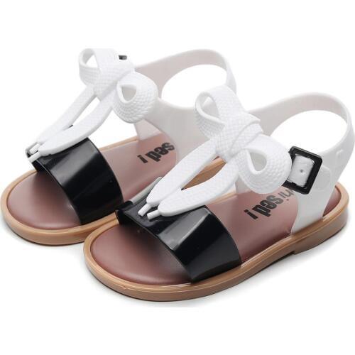 Mini SED Kids Fashion Summer sandals Childrens Princess jelly shoes Snow white cosplay candy shoes Antiskid Todder Girl SH19030