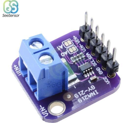 INA219 GY-219 GY219 Current Power Supply Sensor Breakout Board Module Sensor Module I2C interface For Arduino DIY DC INA219B