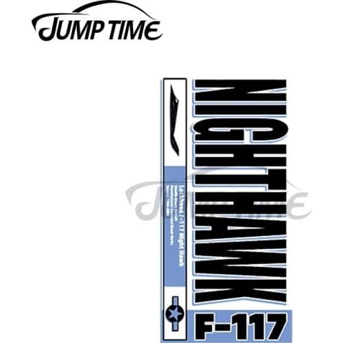 JumpTime 13 x 2.9cm For Night Hawk F-117 Vintage Travel Decal Vinyl Scratch-proof Personality Windshield Car Stickers