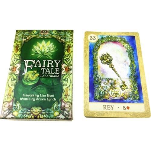 Fairy Tale Lenormand Tarots 38 Card Deck Full English Divination Fate Board Game R3ME