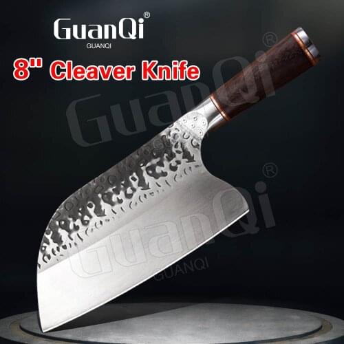Forged Kitchen Cleaver High Carbon 5Cr15Mov Steel Butcher Knife Sharp Cleaver Slicing Butcher Meat Chef Knives Cooking Tools