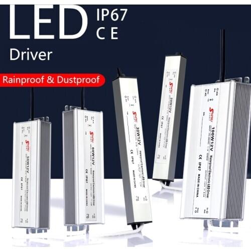 LPV-10/20/30/50/60/100/120/150/200/300/350 -12/24 220 rpm 12V waterproof 24V switching power supply CCTV LED driver IP67 SHINIU