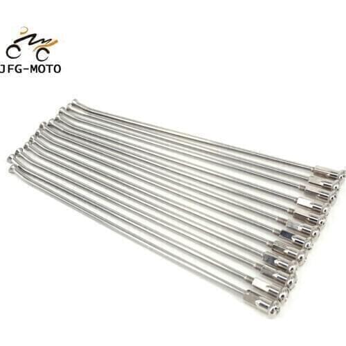 Motorcycle 36PCS 230MM Stainless Steel Front Wheel Spokes Nipples For SUZUKI RMZ250 RMZ 250 2007-2015 RMZ450 RMZ 450 2005-2015