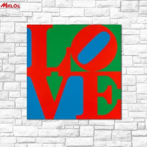 Wall art Deep love Oil Painting Wall Art Picture Paiting Canvas Paints Home Decor Abstract Print Painting Modern Wall Decor 2