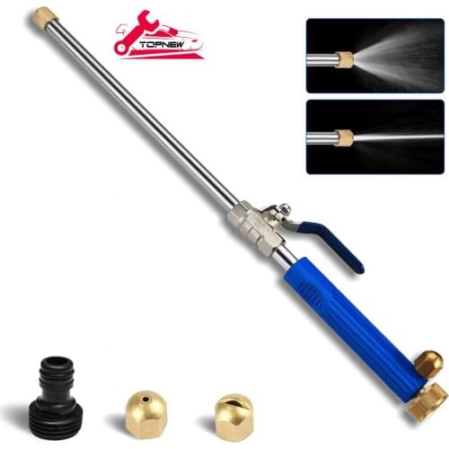 High Pressure Watering Gun Adjustable Power Wash Wand, The Cleaning Tools for Cars Gardens Windows Pets