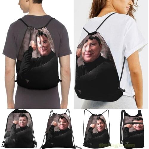Unisex Drawstring Bags Rick Astley Cepat Women Drawstring Backpacks Men Outdoor Travel Backpacks Training Fitness Bag